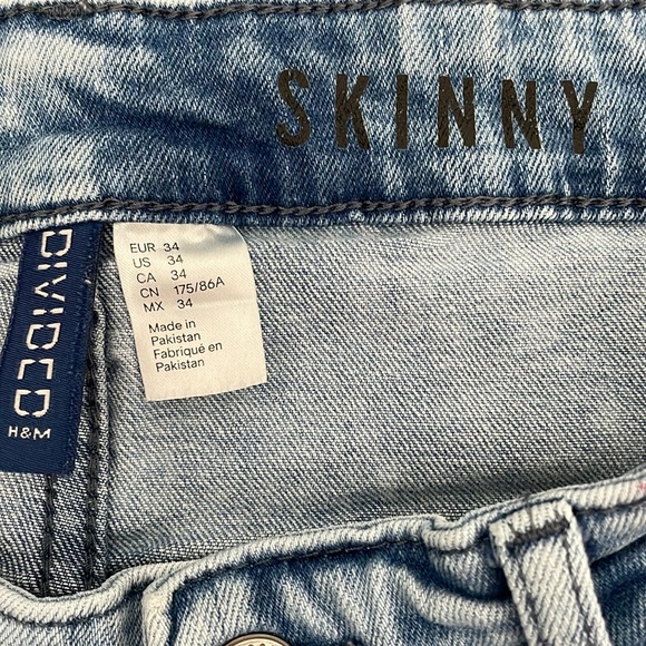 Men’s DIVIDED 34x31 Moto Jeans - Picture 2 of 5